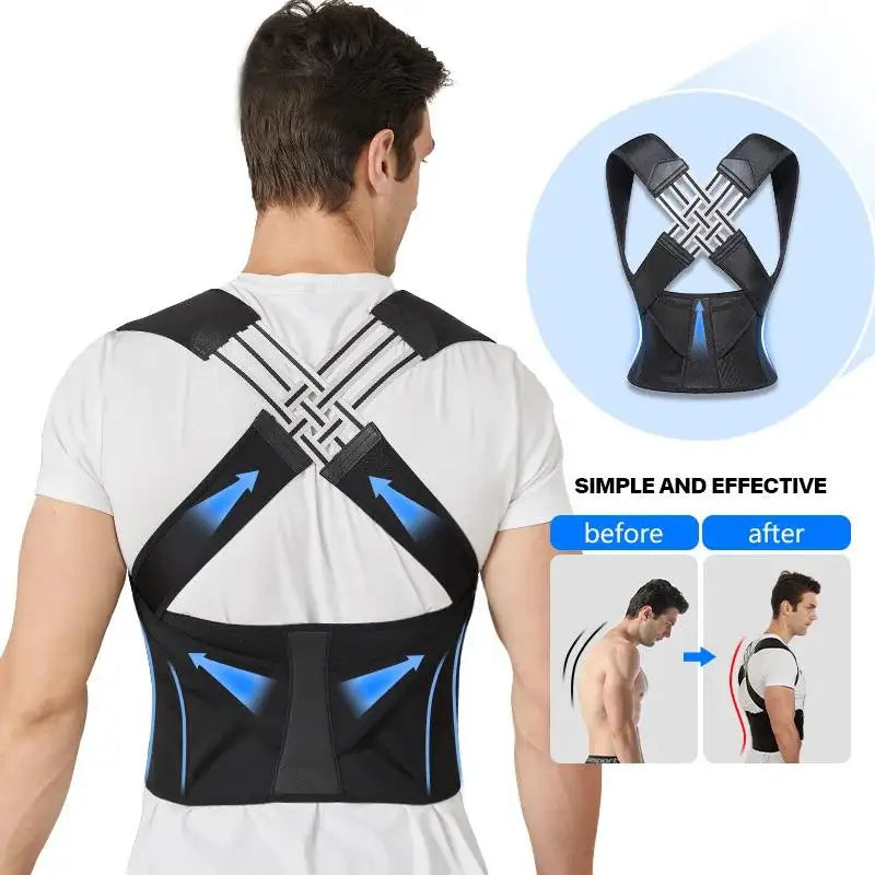 PosturePro Belt – Adjustable Back Support & Spine Alignment Corrector