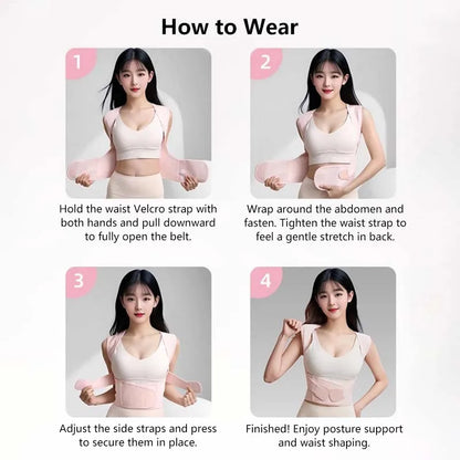 PosturePro Belt – Adjustable Back Support & Spine Alignment Corrector