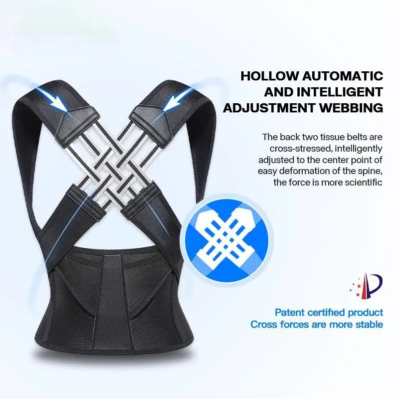 PosturePro Belt – Adjustable Back Support & Spine Alignment Corrector